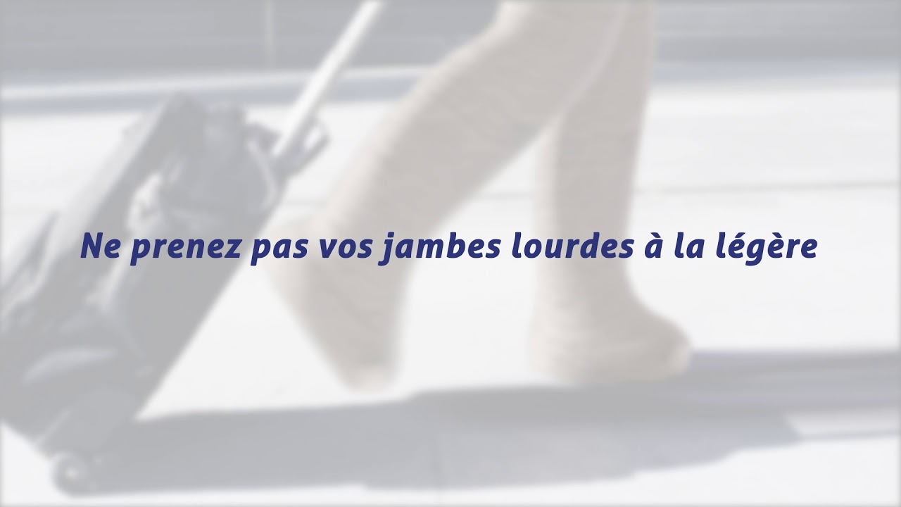 Ne prenez vos jambes lourdes à la légère