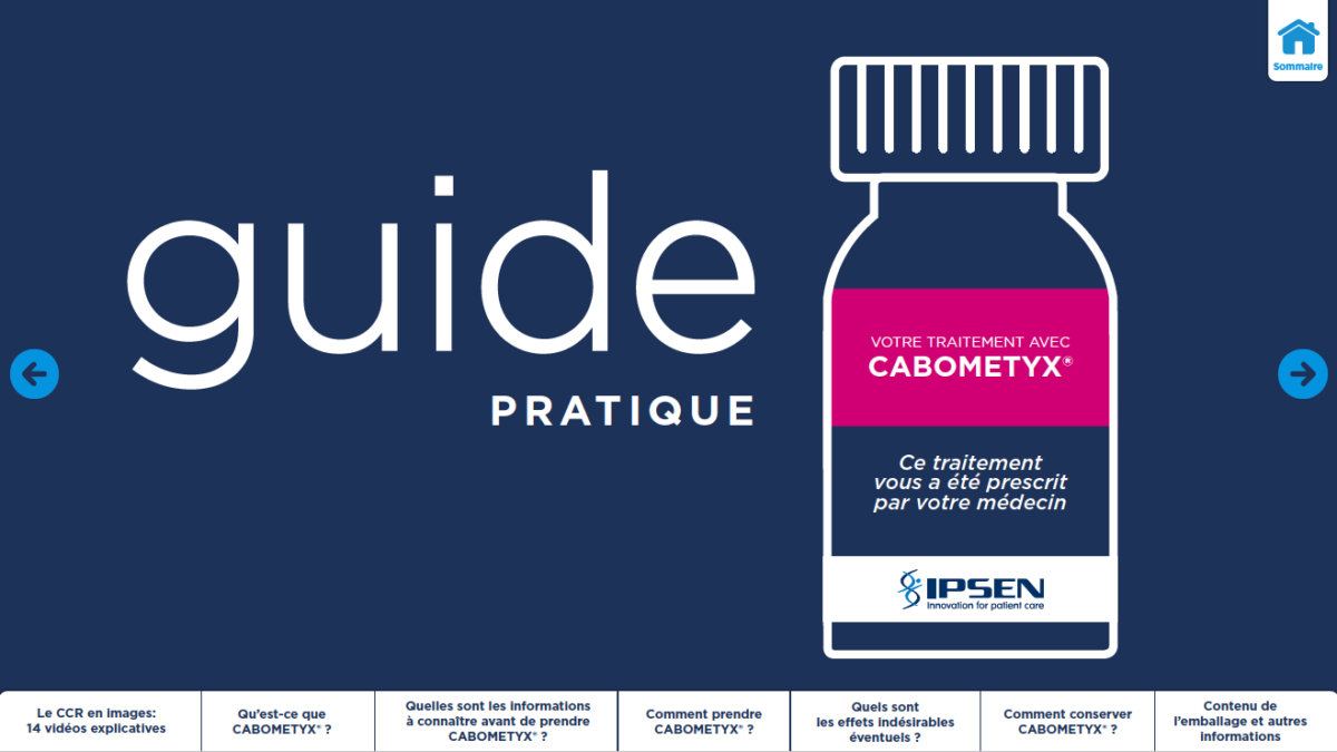 Guide pratique pour les patients Cabometyx